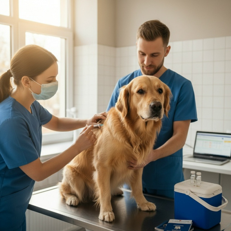 собака вакцина