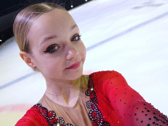 Елена Костылева, фото из соцсетей фигуристки